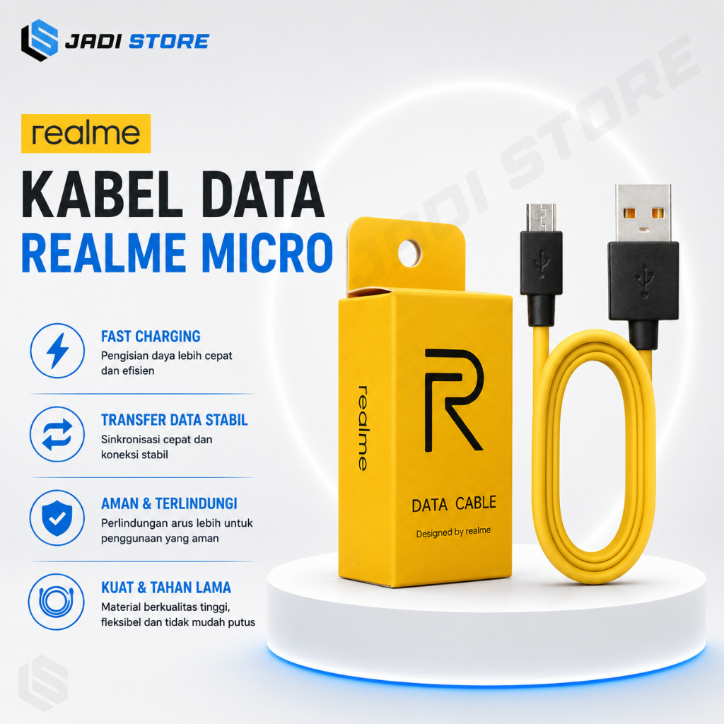 Kabel Data Kabel Data Type C Kabel Data Realme Type C Kabel Data Realme Micro USB Kabel Realme 3 Pro