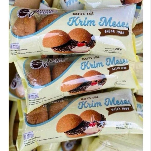 Roti Jordan Krim Meses Coklat Isi 5 roti