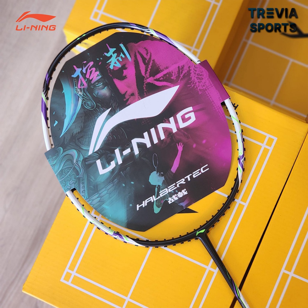 Raket Badminton Lining Halbertec Motor / PearlWhite / NeonPink / Halbertec Motor ORIGINAL