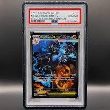 POKÉMON PFL EN MEGA CHARIZARD X EX 2025-PHANTASMAL FLAMES #125 PSA 10 SIR RARE