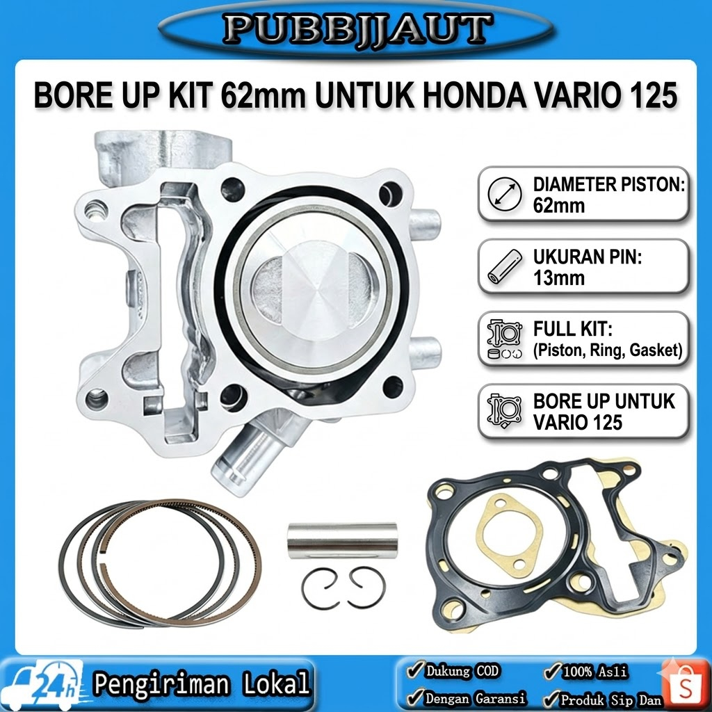 Boring Block Blok Seher Bore Up Ah1 Cylinder Super Iron Casting Blok Seher Boring Komplit Bore Up Va