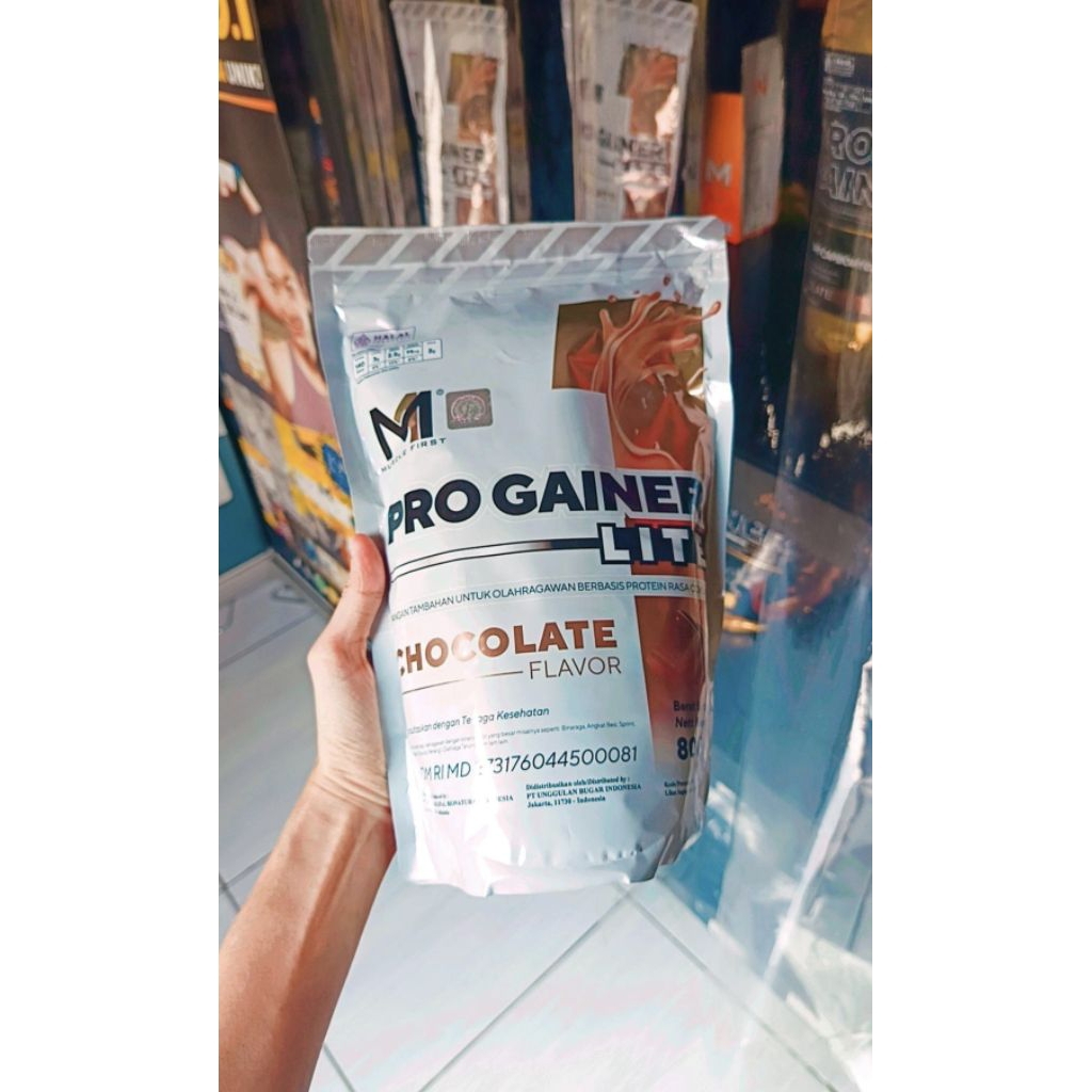 Musclefirst Pro Gainer Lite 800 gram - Pro Gainer Lite - Chocolate