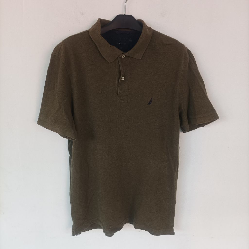 NAUTICA ORIGINAL POLO KAOS KRAH PRIA SECOND SIZE M Z058