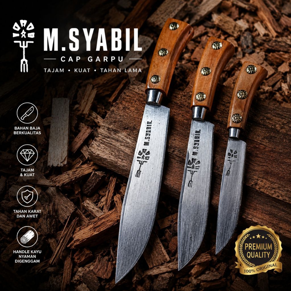 PISAU SESET DAGING CAP GARPU SYABIL