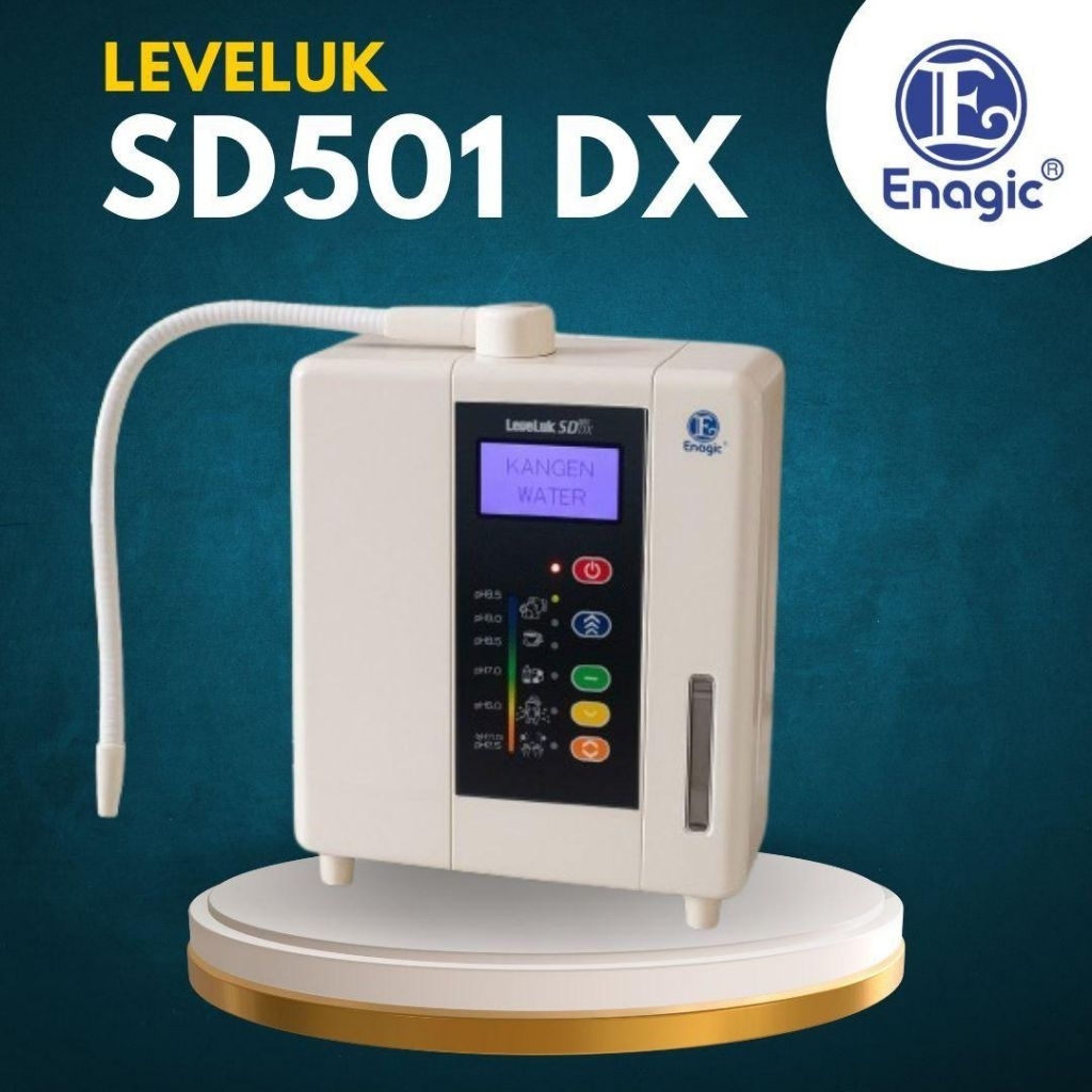 mesin kangen water laveluk SD501DX baru segel 7plat