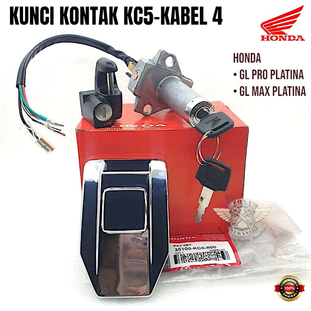 Kunci Kontak Honda GL Pro Platina GL Max 125 Platina Original Keyset GL Pro Max Platina Kunci Kontak