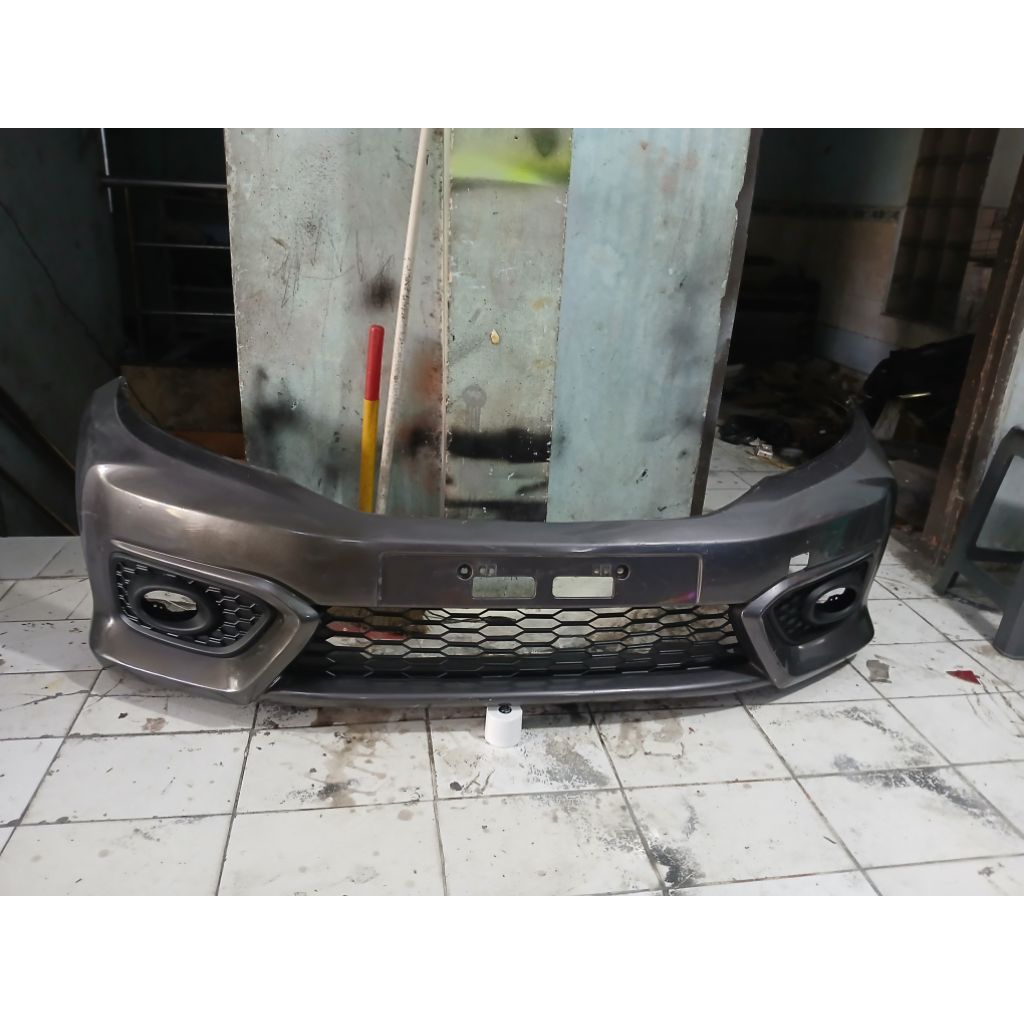 bumper depan brio 2016 - 2022 tampa grill original copotan