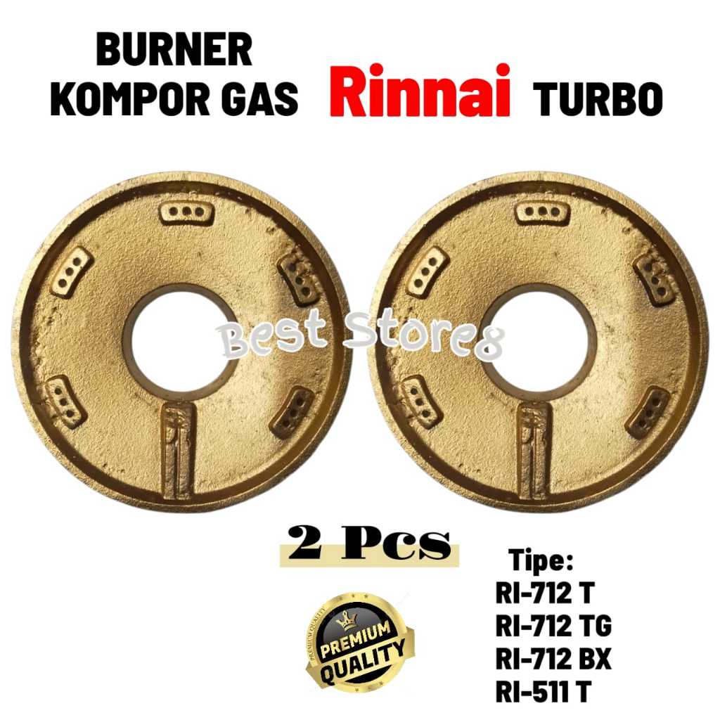 BURNER KOMPOR GAS RINNAI TURBO RI 712T 712TG 511T