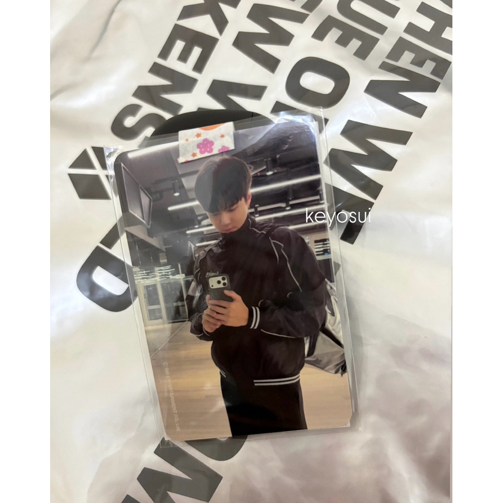 [BACA DESC] EXO EXO’VERSE fanmeeting merchandise official Gymsack photocard pc set Sehun