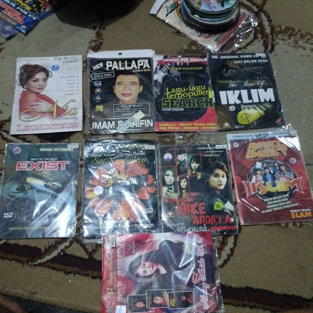 Koleksi VCD Lagu Ndx, Slow Rock Malaysia & Pop Indonesia Lawas - Second Bagus