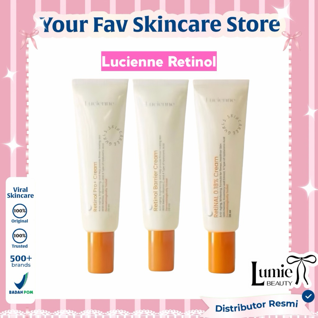 LUMIE - LUCIENNE RETINOL BARRIER CREAM & RETINOL PRO CREAM Pro+ Cream 2% Whitening Night Cream | Pur