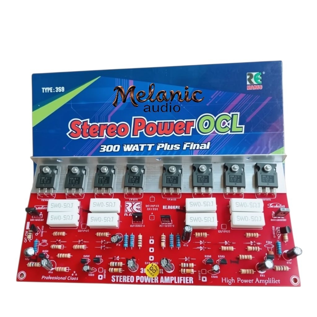 Kit Power Amplifier OCL 300W stereo plus final