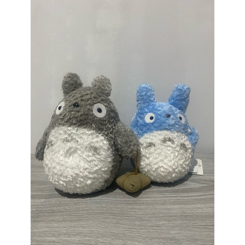 Sepaket Boneka Totoro Abu Bawa Bacan Dan Totoro Biru Bawa Karung ORI Sun Arrow