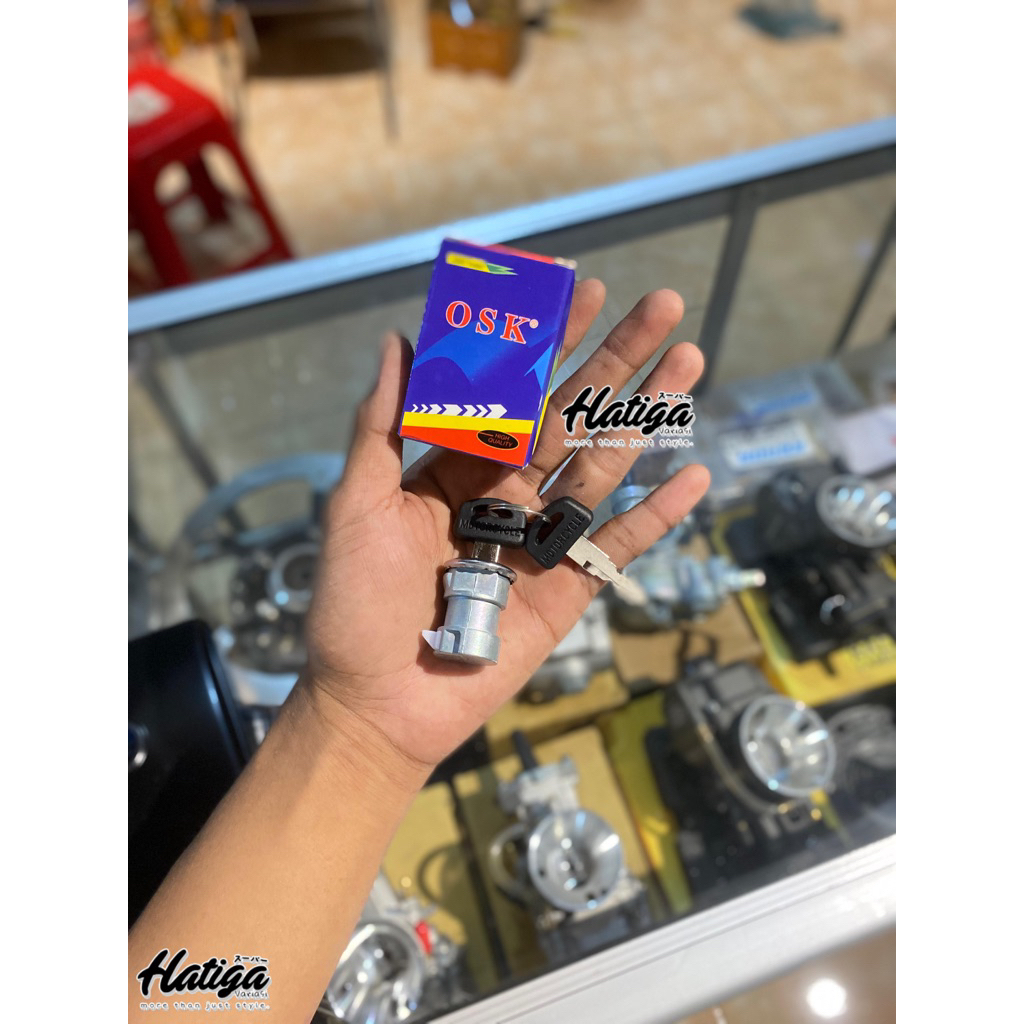 KUNCI TUTUP TANGKI GL100 GL125 LOGAM OSK ORIGINAL