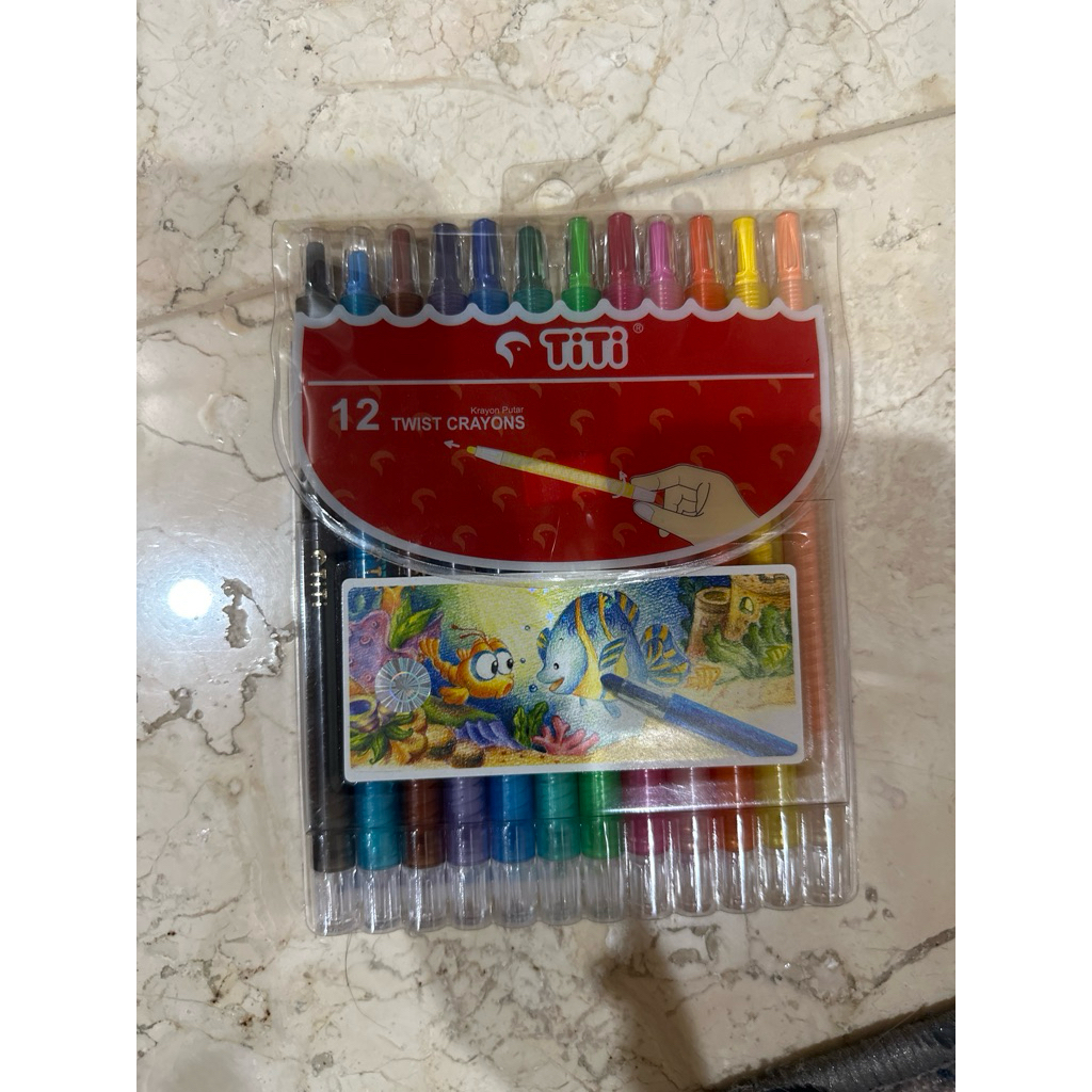 Crayon Putar Titi 24 Warna