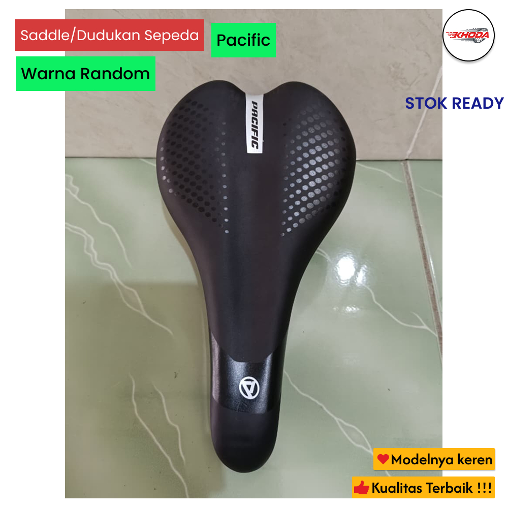Sadel / Jok Sepeda Pacific Empuk - Saddle Dewasa BMX & MTB Warna Random
