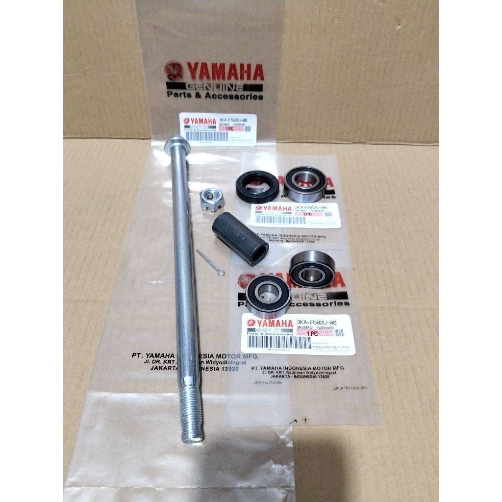 PAKET KOMPLIT AS RODA BELAKANG panjang 26 cm YAMAHA RX KING NEW/OLD