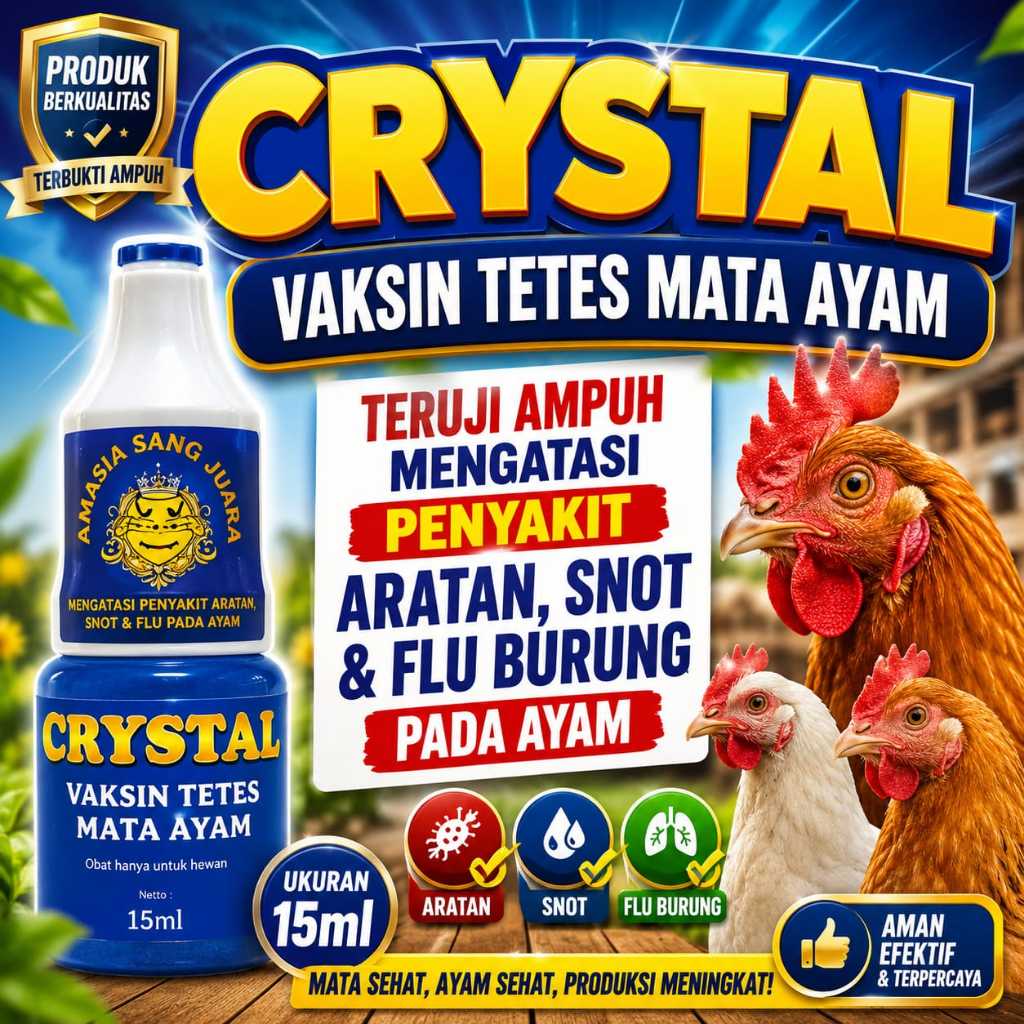 Vaksin Tetes Mata Ayam 15ml