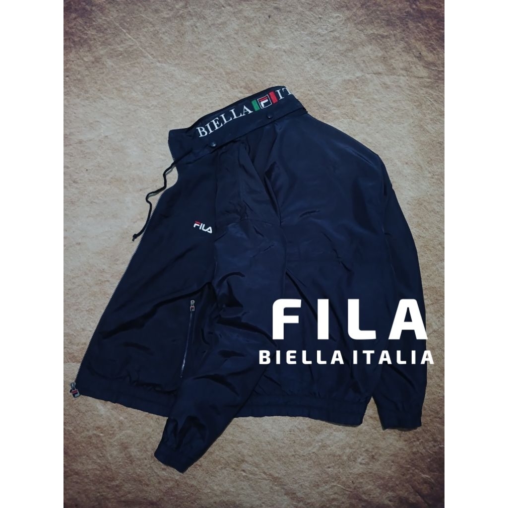Jaket vintage keren FILA BIELLA ITALIA bekas murah
