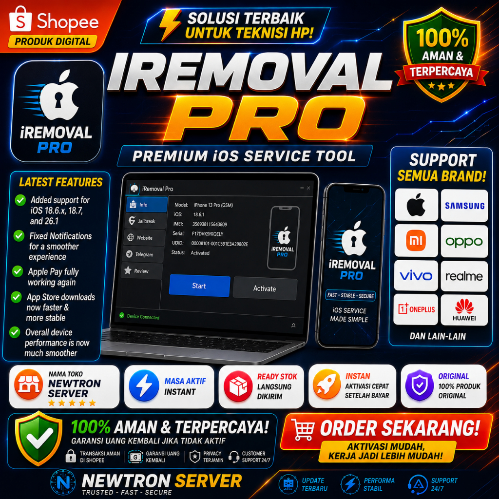 (NewtronServer) iRemoval Pro register (XR - 14 PM)