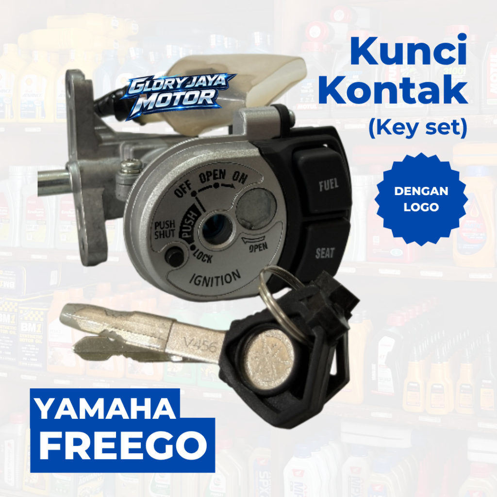 KUNCI KONTAK KEY SET MOTOR YAMAHA FREEGO DENGAN LOGO ORI
