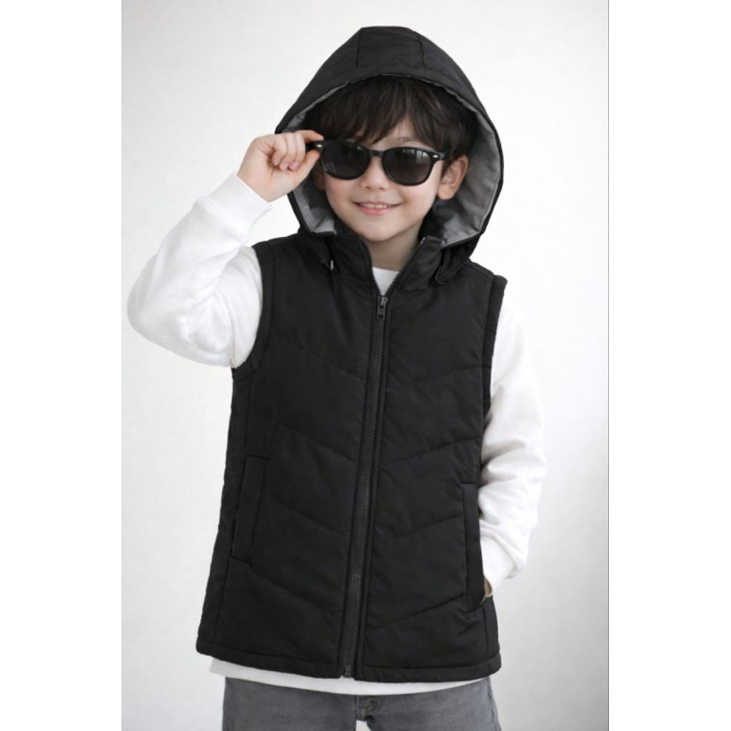 jaket rompi gelembung / jaket anak laki laki