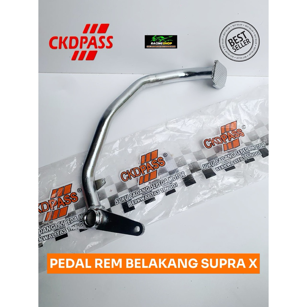 Tuas Pedal Rem Belakang Supra X 100 Supra Fit Old CKDPASS Chrome Tebal