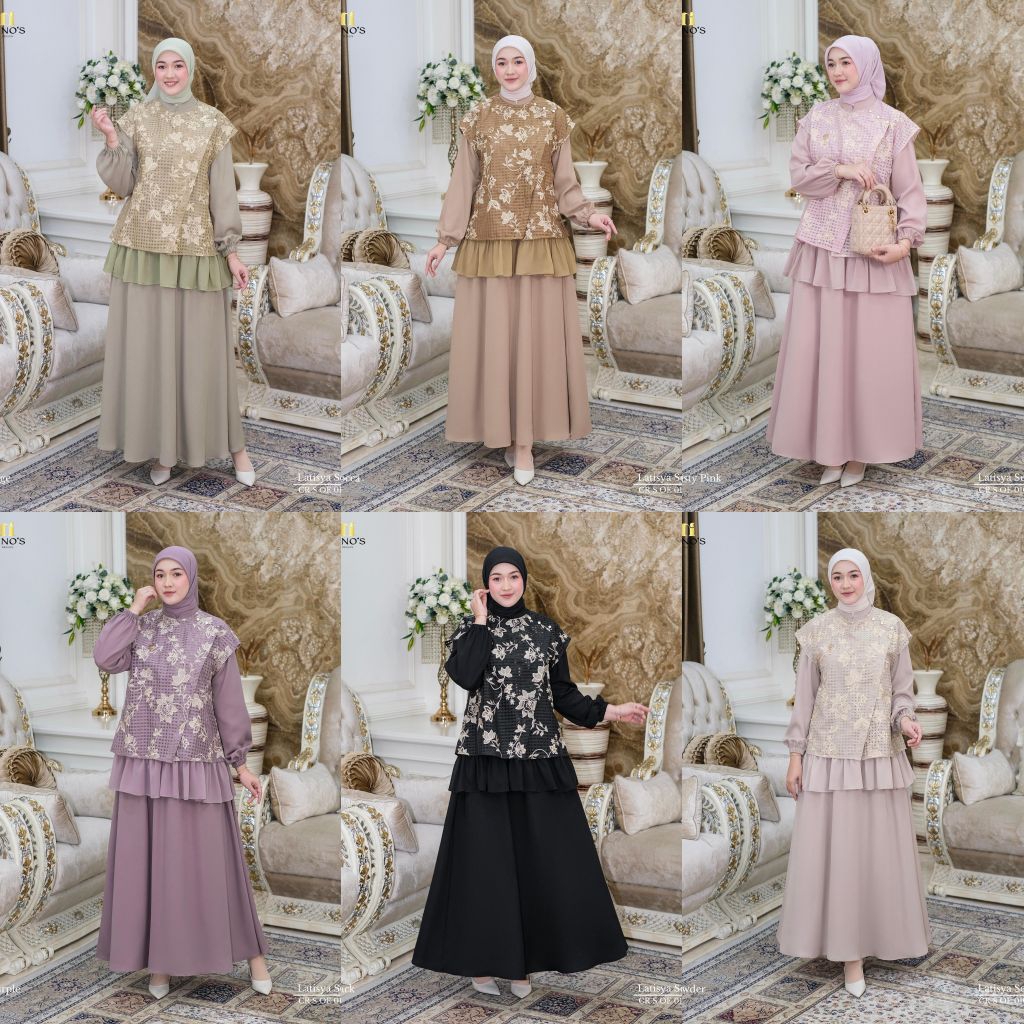 Latisya Oneset terbaru Premium original import by NINOS DESIGN