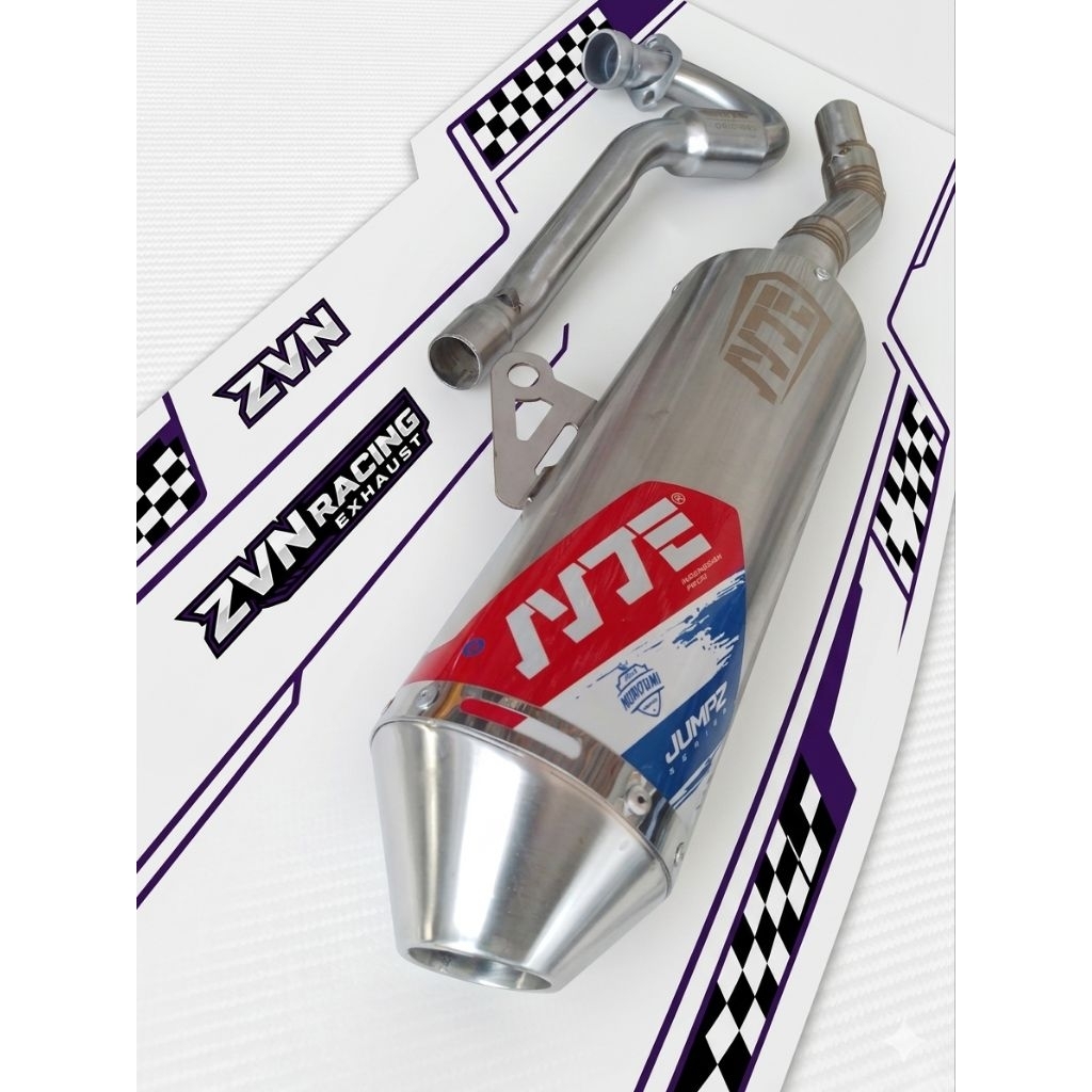 KNALPOT NORIFUMI JUMPZ series CRF KLX WR staenless steel suara gahar