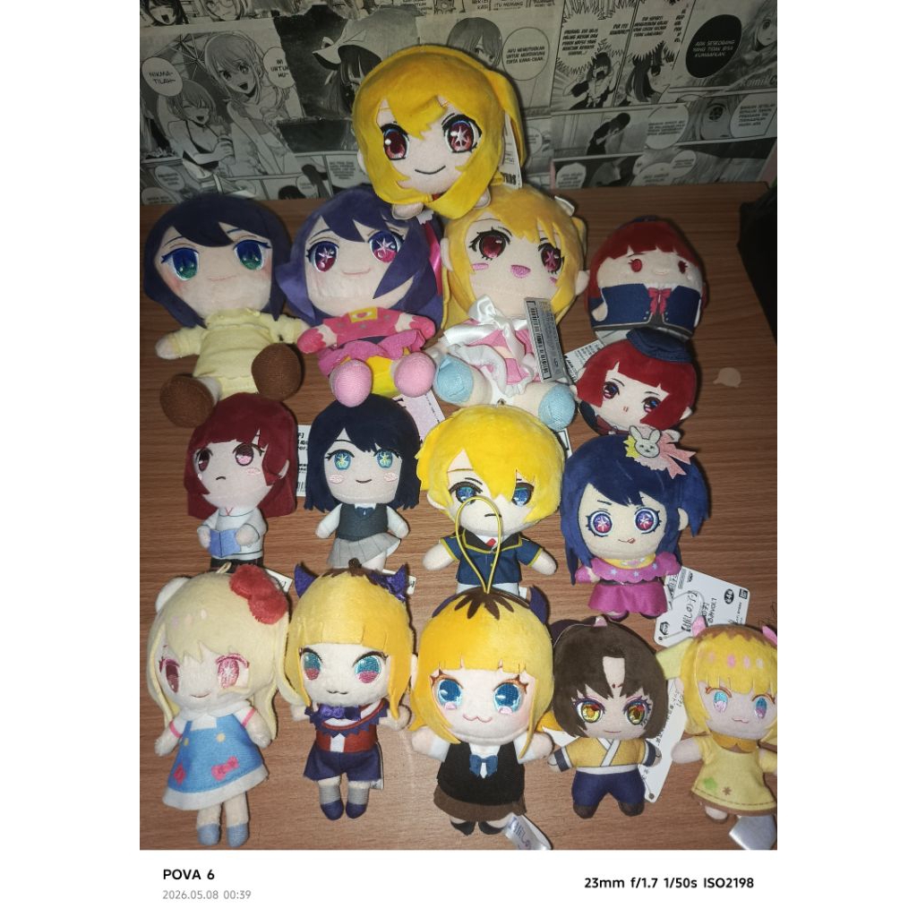 Oshi No Ko plushie anime, ruby hoshino, ai hoshino, akane kurokawa, aqua hoshino, memcho, arima kana