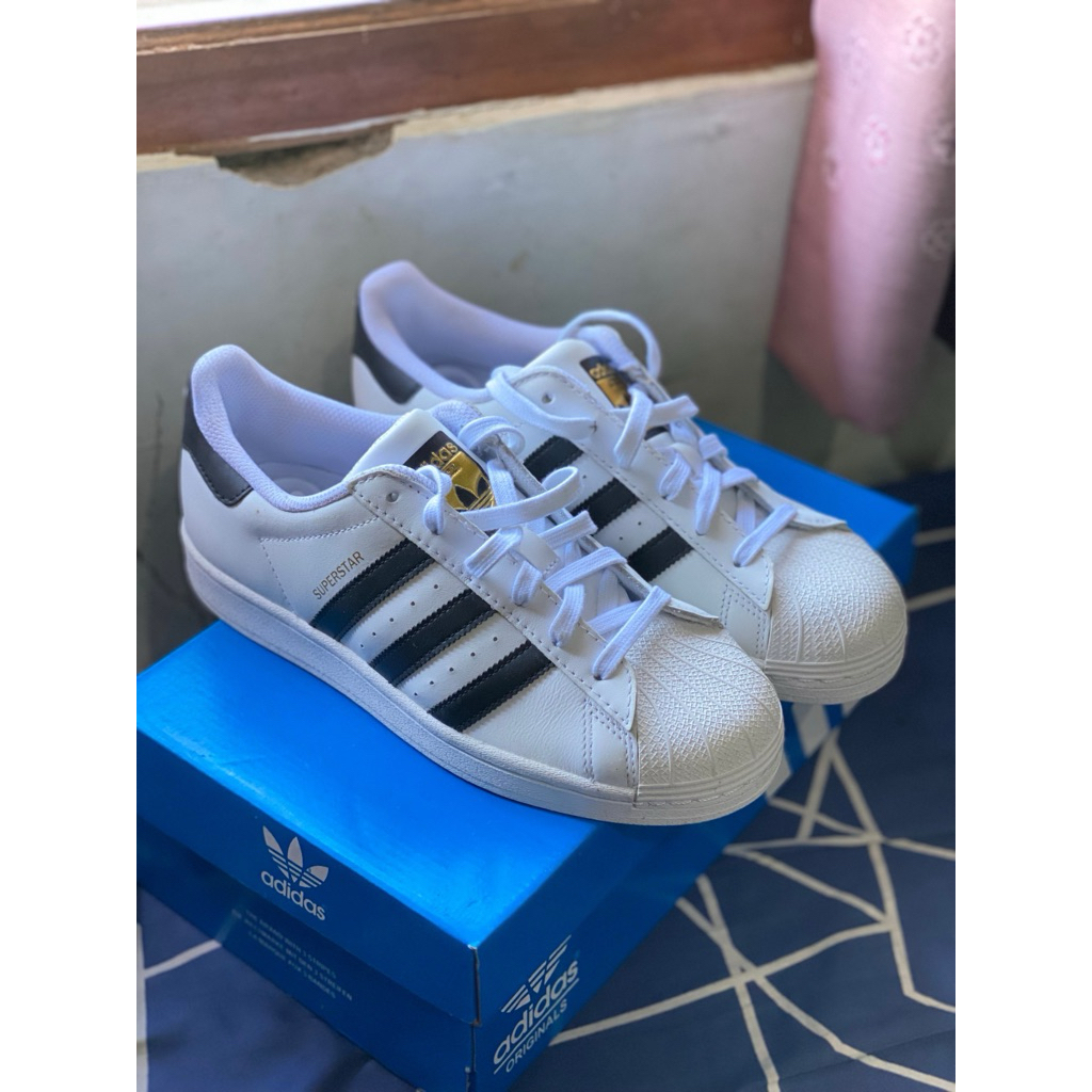 adidas superstar white bekas