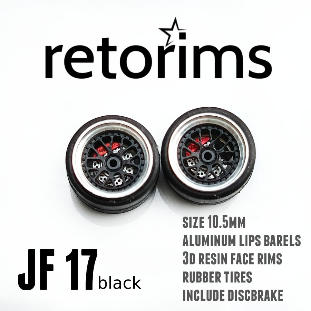ban karet diecast retorims JF17 size 10.5mm