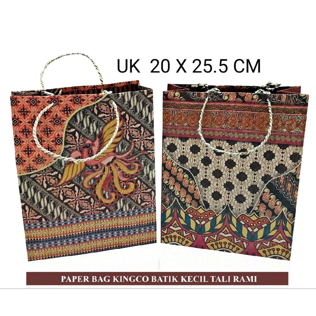 PAPER BAG KERTAS MOTIF BATIK / PAPER BAG KINGCO MOTIF BATIK