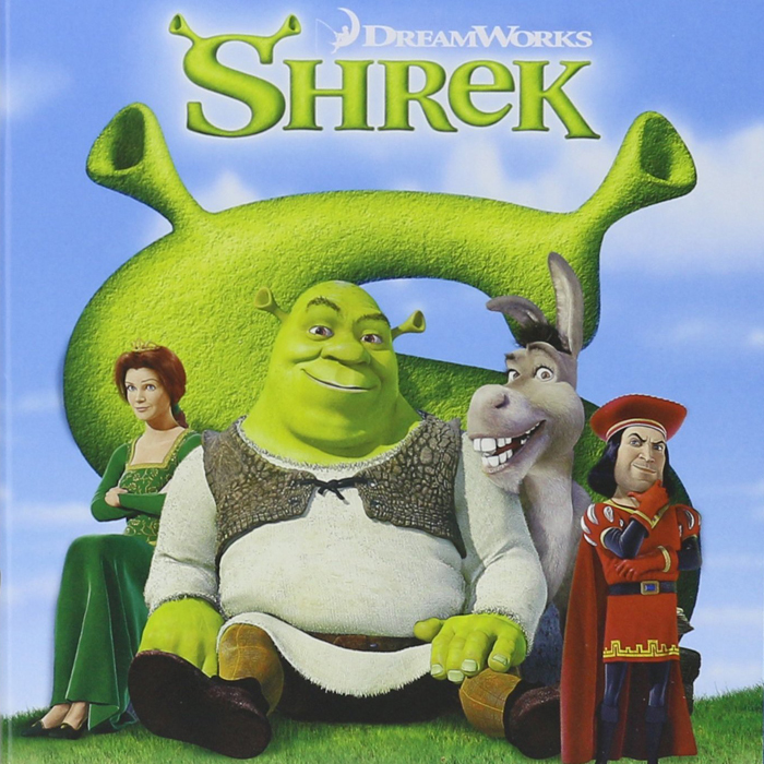 kaset DVD film anak animasi barat Shrek (2001)