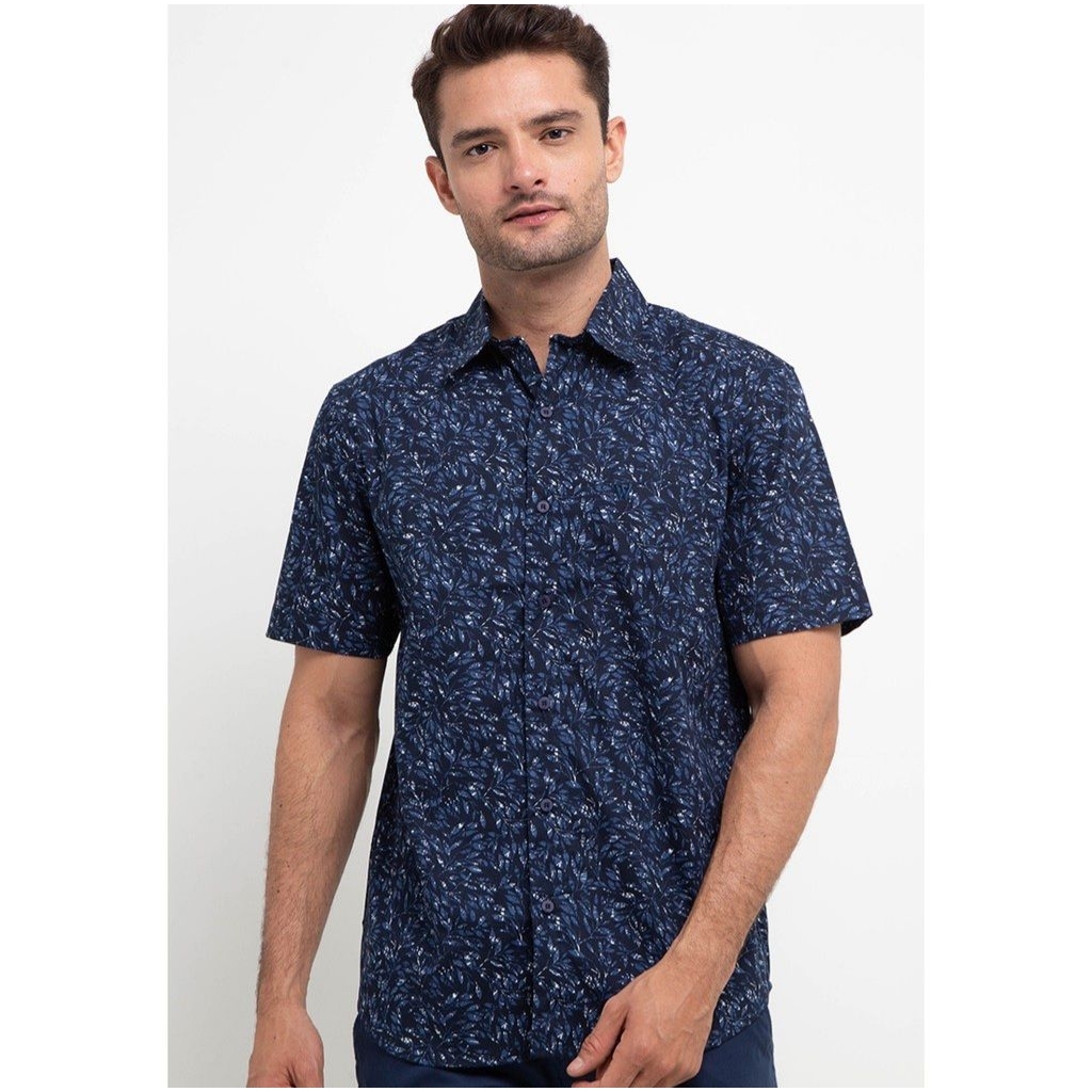Kemeja WALRUS STUDIO Original Motif Abstrak Ukuran S