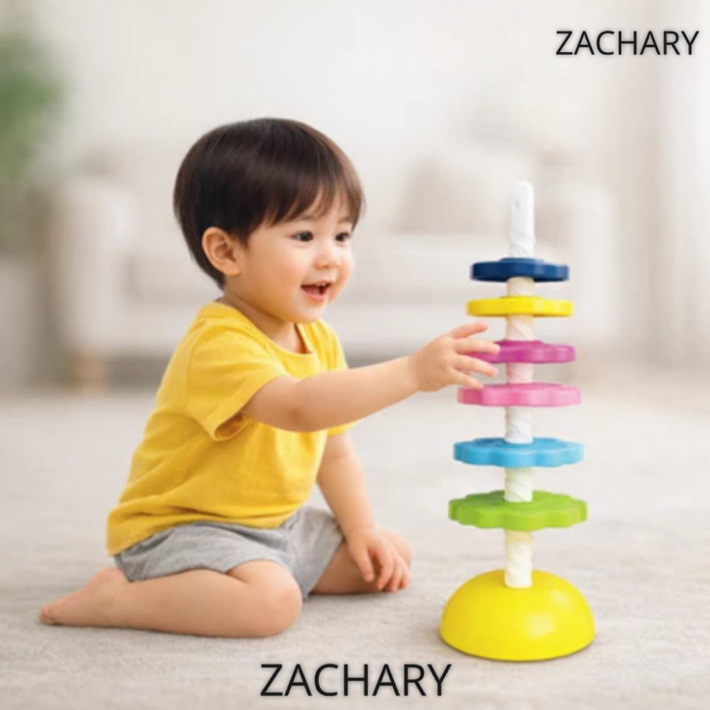 Spin Wheel Roda Putar / Mainan Edukasi Anak Spin Wheel / Ring Donat Putar / Perlengkapan Bayi