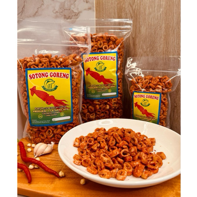 250gr sotong goreng latansa snack cemilan gurih renyah