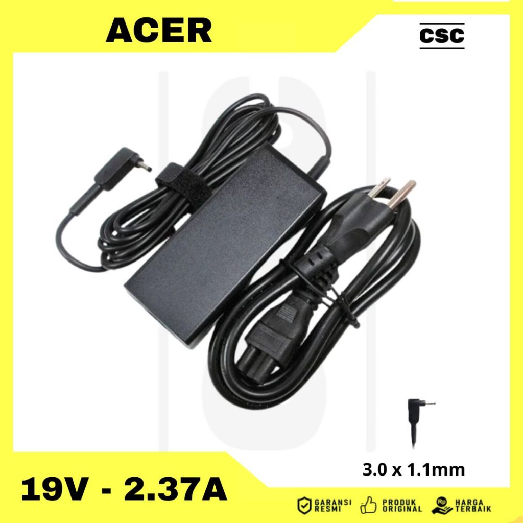 Adaptor Charger Laptop Acer Switch 3 SW312-31 SW312-31P SW512-52 45W