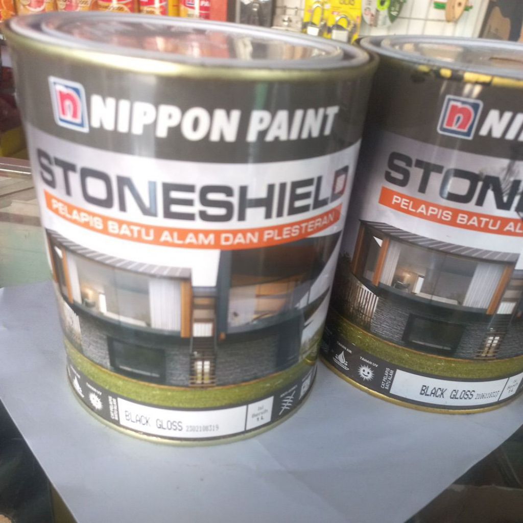 CAT PELAPIS BATU ALAM NIPPON PAINT 1KG