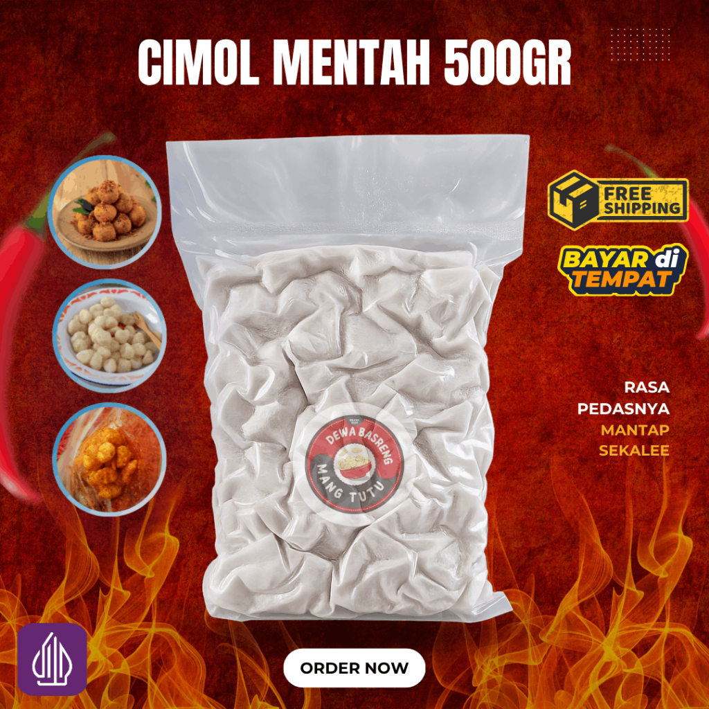 CIMOL MENTAH 500GR MURAH CIMOL BANDUNG ANTI MELEDAK KILOAN CAP DEWA BASRENG