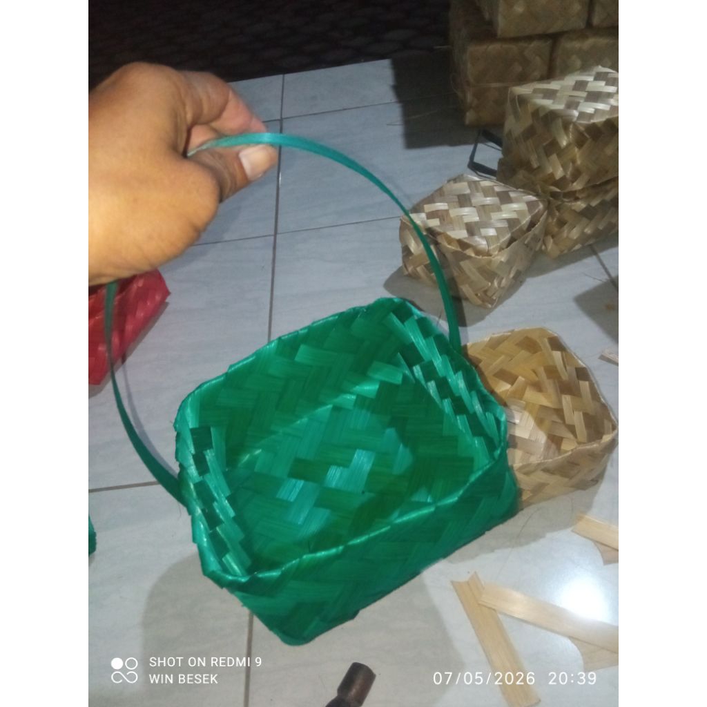 (12-13 cm, 14-15cm) Keranjang Hampers/keranjang parsel/keranjang hantaran/besek hampers/keranjang bu