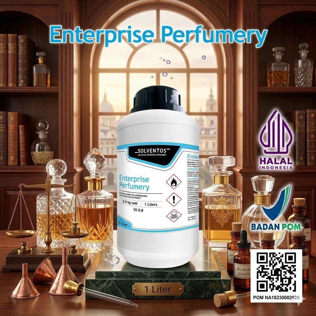 EKONOMIS REPACK 100ML - Solventos Enterprise Perfumery BPOM HALAL Pelarut Parfum untuk Mempertahanka