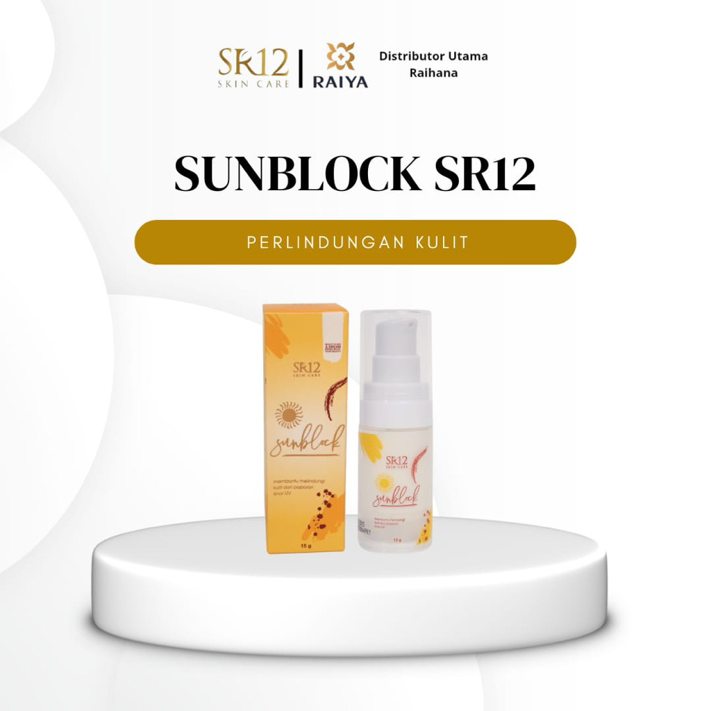SUNBLOCK SR12 - SUNBLOCK WAJAH DAN BADAN - SUNBLOCK SPF 30++