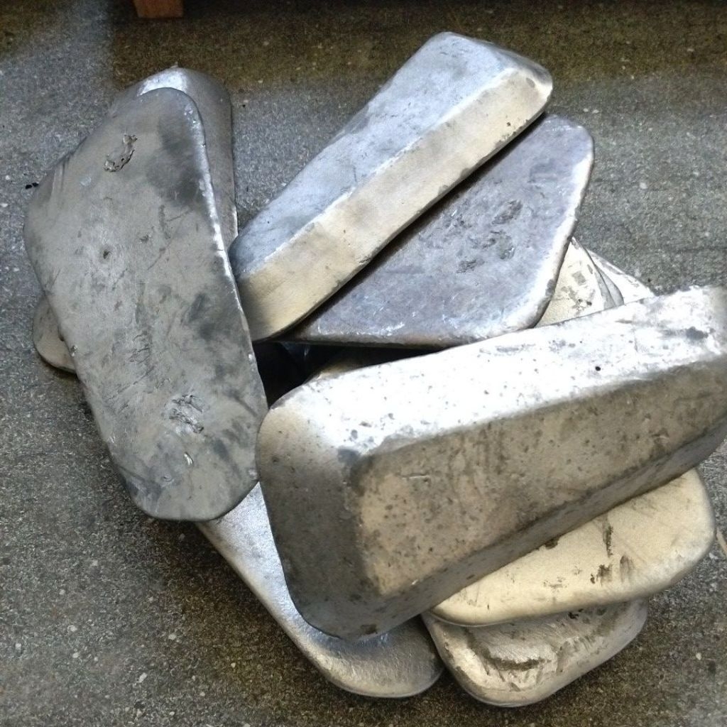 Timah Batangan timah keras timah pembera bahan metal jig