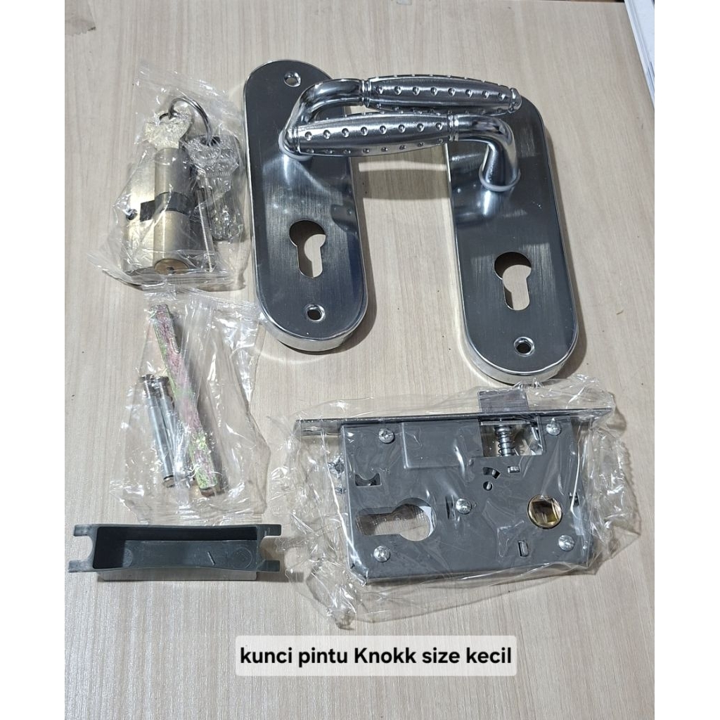 Kunci pintu Knokk kecil / handle set kunci pintu kecil