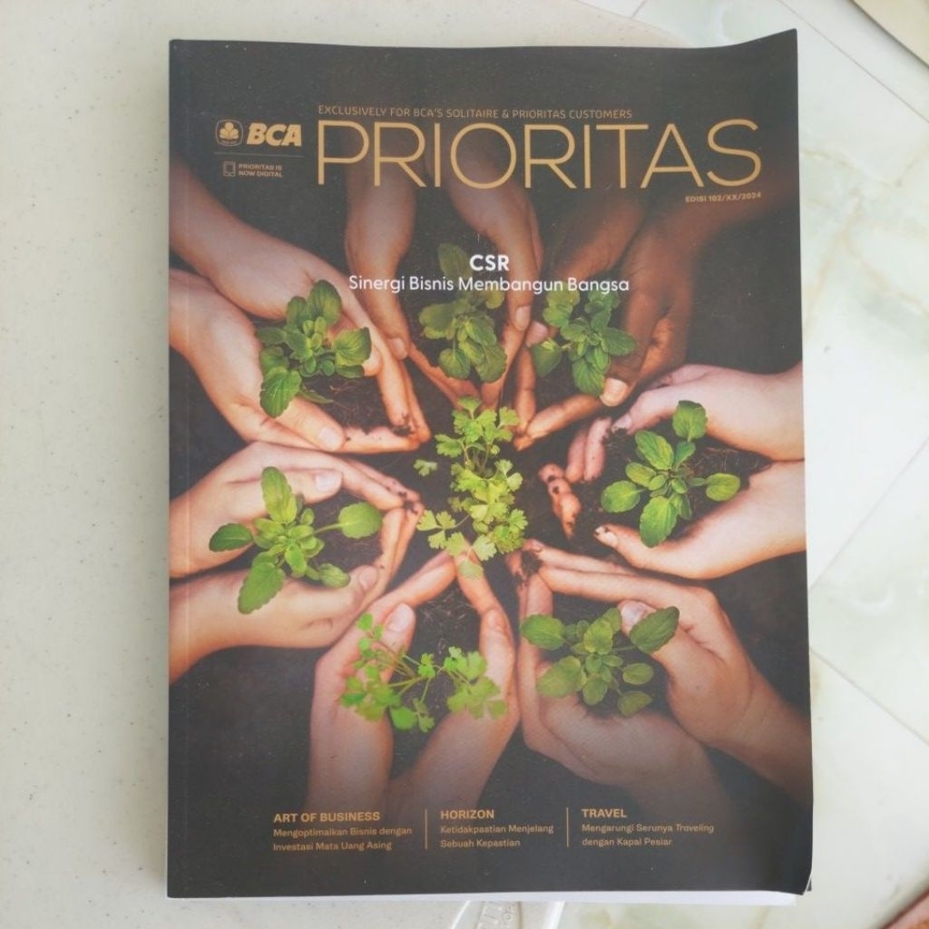 Bank BCA PRIORITAS MAGAZINE Edisi 102/XX/2024 Majalah Eksklusif