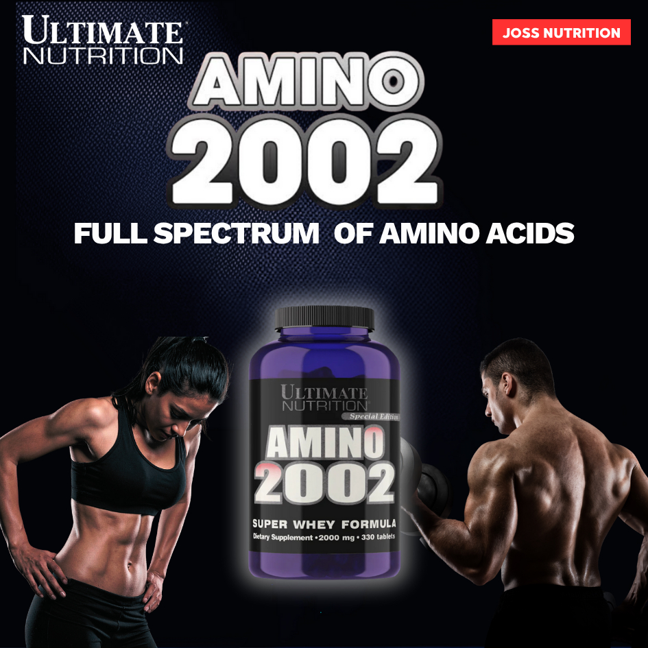 Ultimate Nutrition Amino 2002 330Tabs | Legend Amino Since 2002 | Best Amino | Made In USA - Supleme