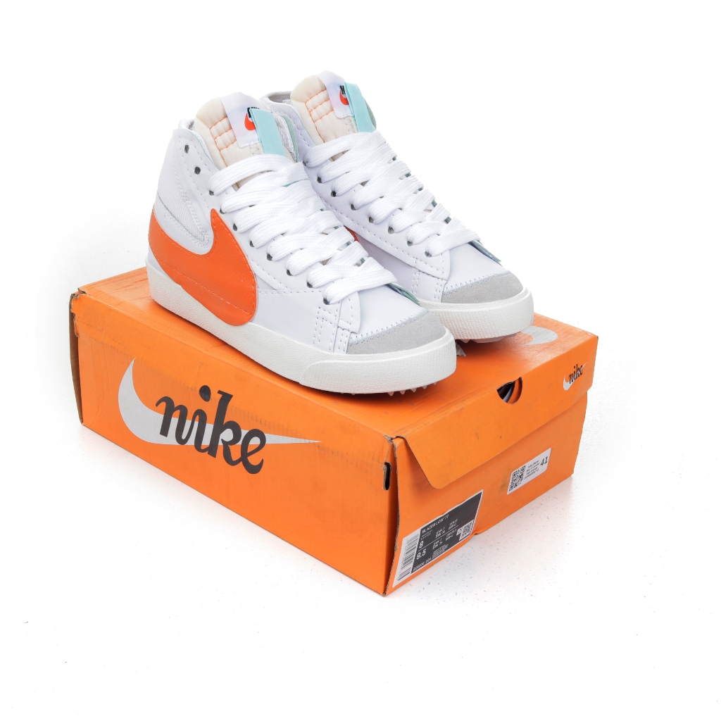 (VLTAVN) Sepatu Sneakers Nike Blazer Mid 77 Jumbo Sail Orange
