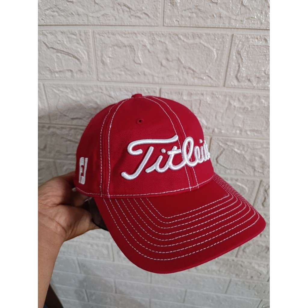 topi golf pria second titleist ori 2nd like new