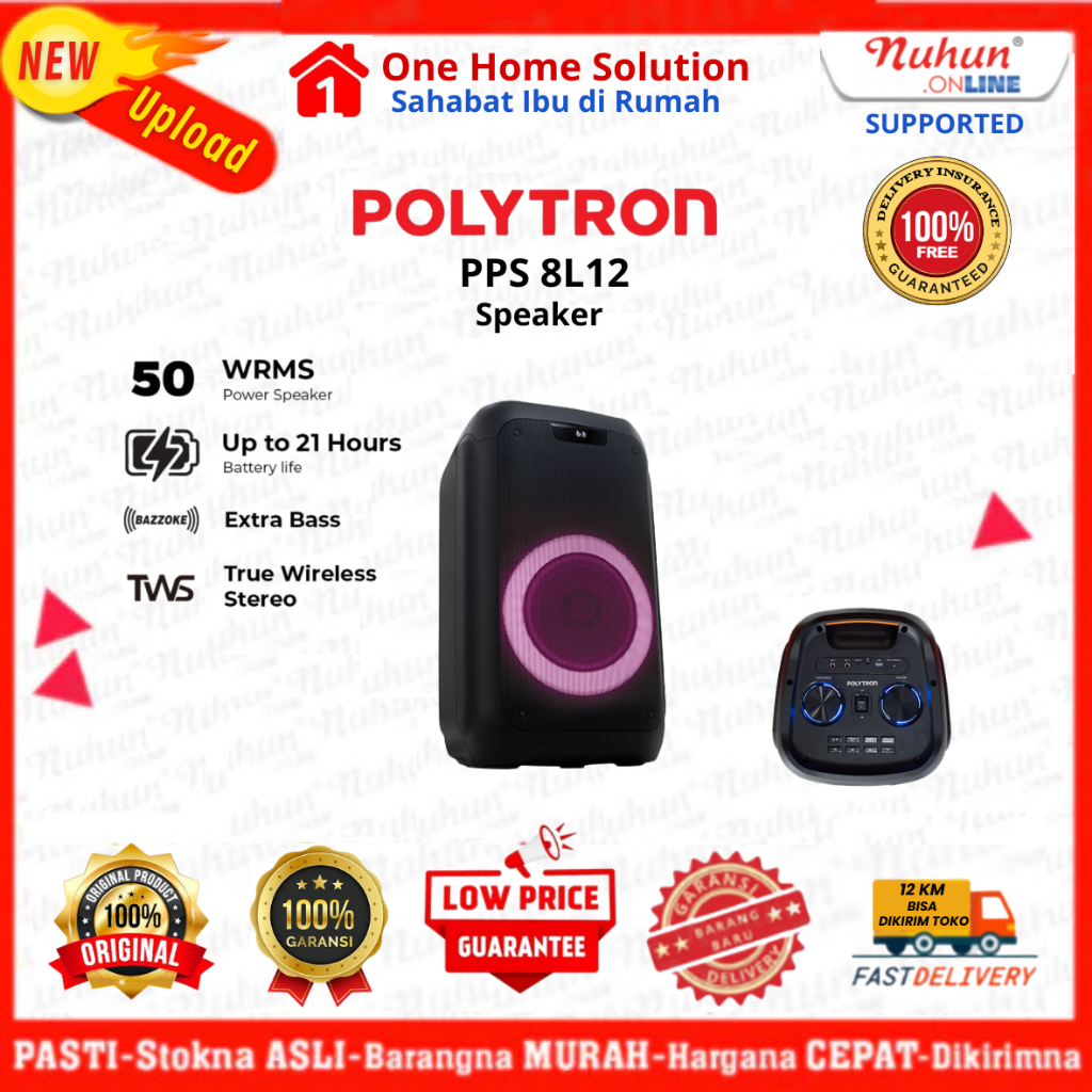 Polytron Speaker Party Bluetooth PPS 8L12